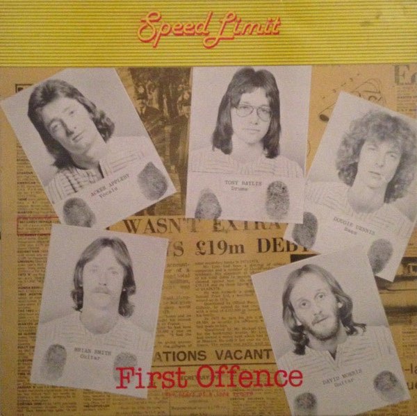 Speed Limit - First Offence (LP) D40 - Bob's Vinyl