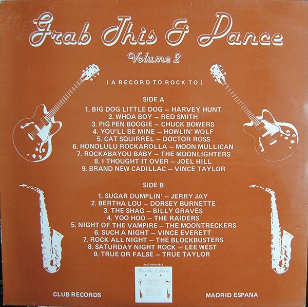 Various - Grab This & Dance 2 (LP) L30 - Bob's Vinyl