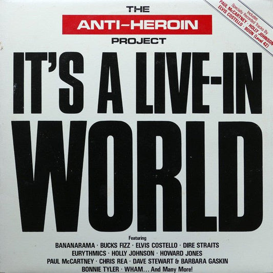 Various – It's A Live - In World - The Anti - Heroin Project (2LP) D60 - Bob's Vinyl