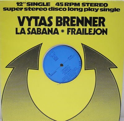 Vytas Brenner – La Sabana / Frailejon / Morrocoy (12" Single) T40 - Bob's Vinyl